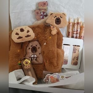 Capybara Plush pouch Bundle NWOT